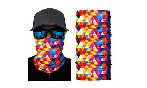 Anti-UV Dust-proof Wind-proof Cycling Mask Scarf - Yellow