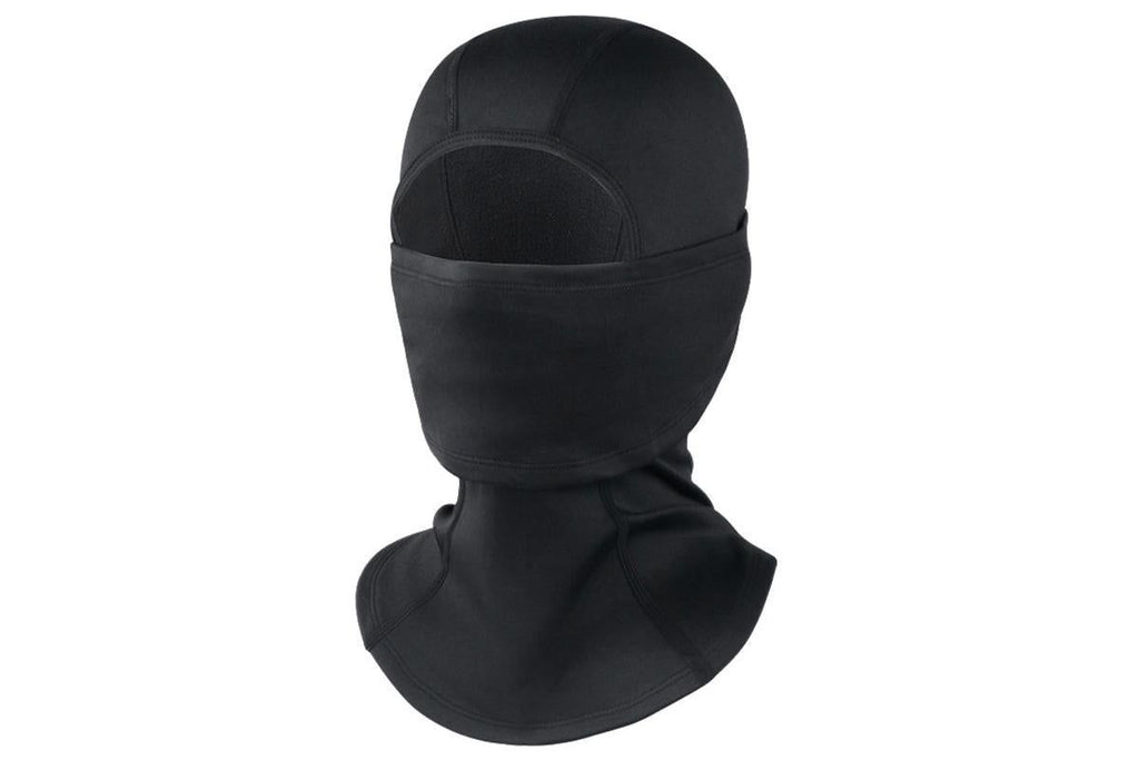 Windproof Thermal Face Mask Headgear for Outdoor Sports - Pure Black