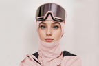 Windproof Thermal Face Mask Headgear for Outdoor Sports - Sakura Pink