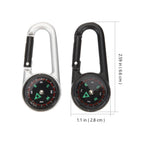 2Pcs Portable Compass Pocket Compass Outdoor Survival Compass Outdoor Survival Supply