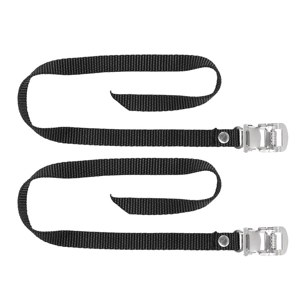 2pcs Sports Bike Pedal Straps Bike Toe Straps Nylon Pedal Straps Gym Adjustable Bike Pedals Straps
