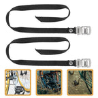 2pcs Sports Bike Pedal Straps Bike Toe Straps Nylon Pedal Straps Gym Adjustable Bike Pedals Straps