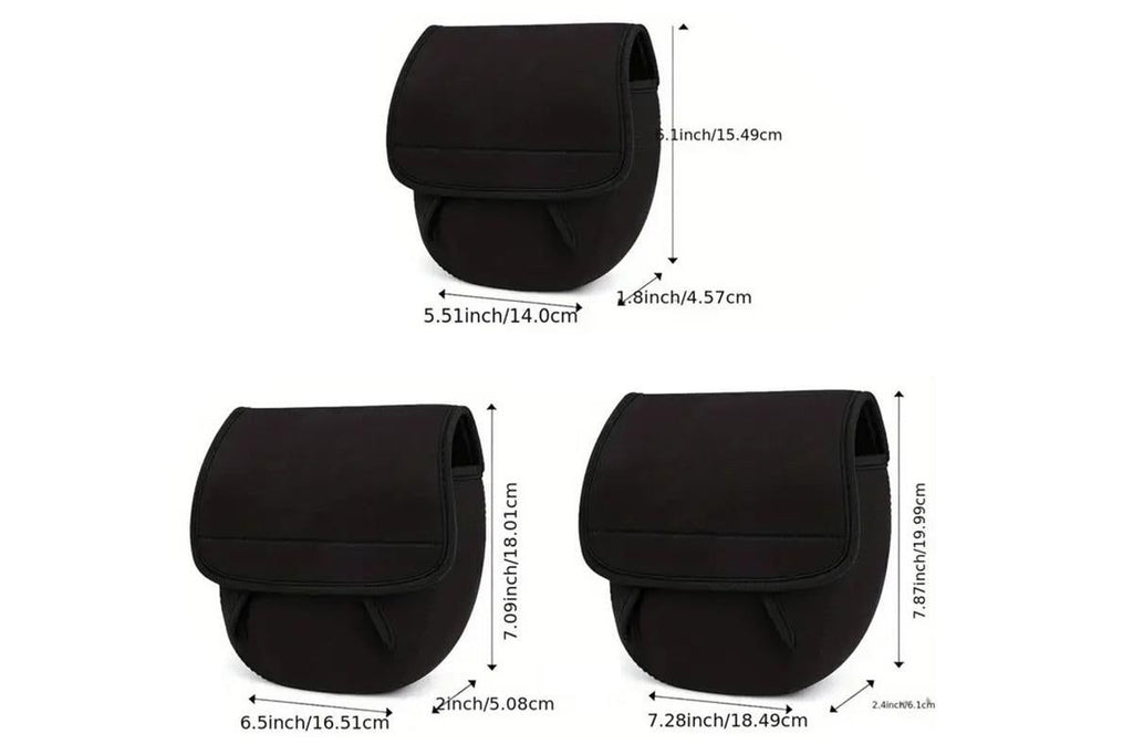 Spinning Reel Cover Case Bag Fits 1000 2000 4000 5000 8000 Series Spinning Reels - L