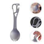 Camping Bottle Opener Spoon Portable Tool Fork Spoon Multi-use Camping Fork Outdoor Fork