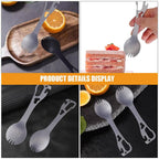 Camping Bottle Opener Spoon Portable Tool Fork Spoon Multi-use Camping Fork Outdoor Fork