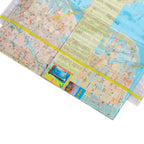 Outdoor Waterproof Map Bag Plastic Self-sealing Bag Transparent Stationery Bag White (Without Map)