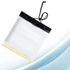 Outdoor Waterproof Map Bag Plastic Self-sealing Bag Transparent Stationery Bag White (Without Map)
