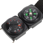 Portable Carabiner Compass Metal Compass Backpacking Compass Hiking Essentials Multifunctional Hiking Compass With Carabiner
