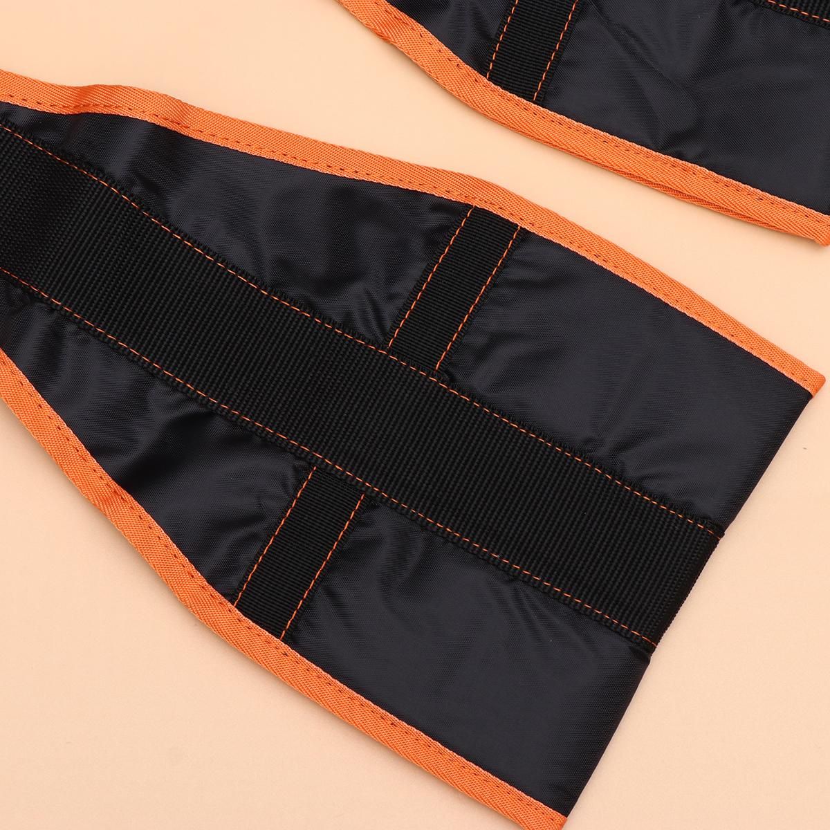 1 Pair of Hanging Thicken Nylon Straps Pull-up Belts Abdominal Muscles Training Chinup Bar Mounted Gym Supplies (Orange Black)