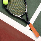 1 Roll Tennis Racket Grip Tape Fiber Towel Grip Tape for Tennis Badminton Rackets Multi-Functional Anti-Slip Sweat Absorbent Overgrip for Sports Enthusiasts