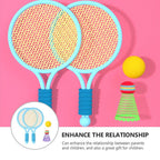 1 Set Boys Badminton Racket Training Outdoor Sports Leisure Toys Badminton Set