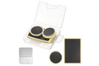 24Pcs Bike Tire Patch Kit with 4 Metal Rasps No Glue Needed for Bicycle Inner Tube Repair
