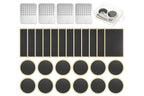 24Pcs Bike Tire Patch Kit with 4 Metal Rasps No Glue Needed for Bicycle Inner Tube Repair