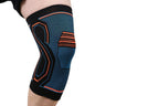 2-Pack Knitted Knee Support Sleeve Leg Brace for Gym Sports Running(L)