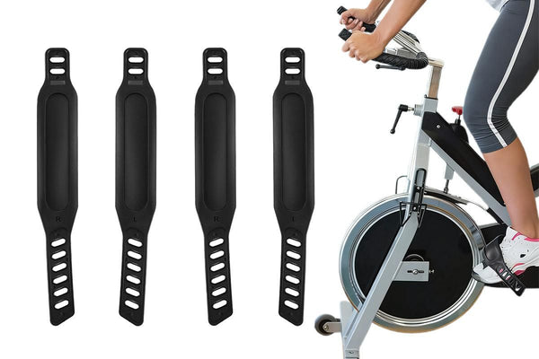 2 Pairs Bike Pedal Straps Foot Retainers for Cycling