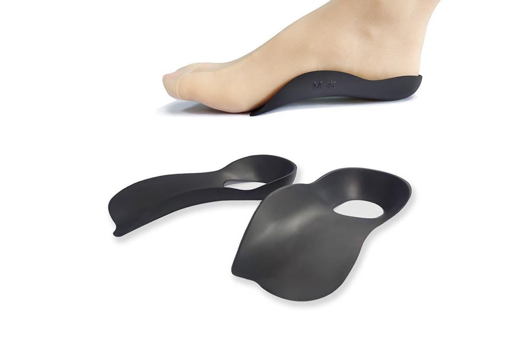 2 Pairs Plantar Fasciitis Feet Insoles Arch Supports Orthotics Inserts Flat Foot Orthopaedic Insoles(Size L)