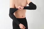 2 Pcs Tennis Elbow Compression Support Sleeve for Golfers Elbow Pain Relief Workout Weightlifting Elbow Brace with Honeycomb Lining -Black / L