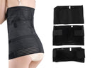 3 in 1 Postpartum Belly Band Waist Shapewear Recovery Girdle After Birth Support - Black & 2XL