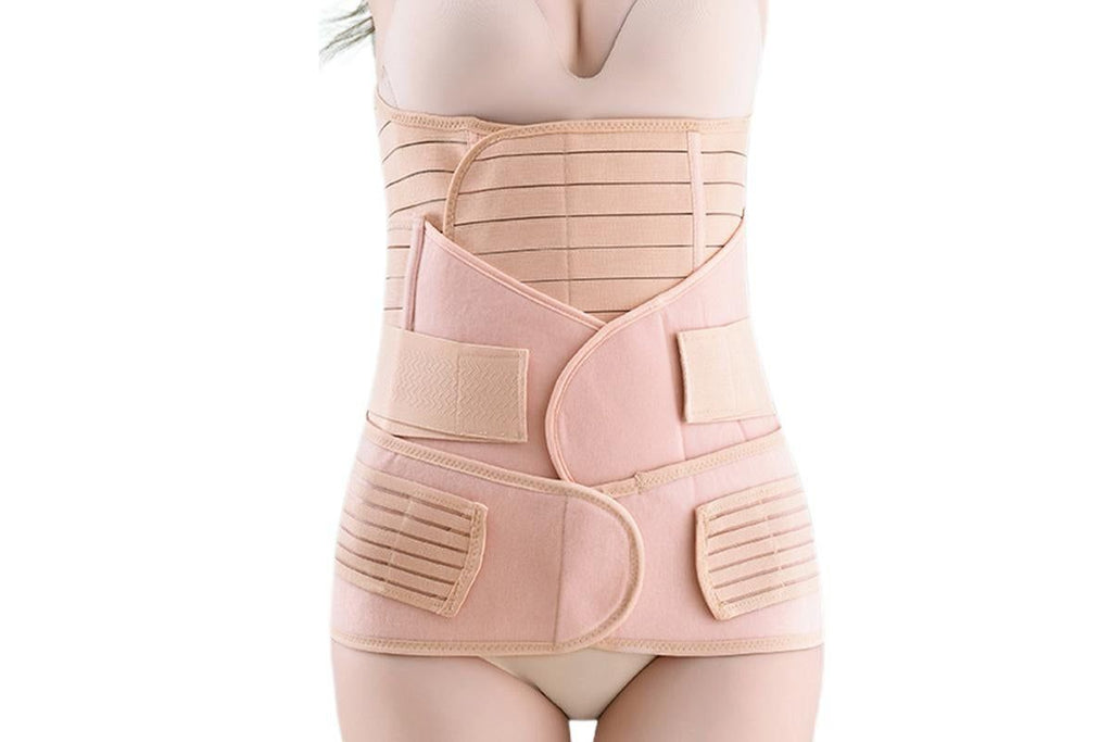 3 in 1 Postpartum Belly Band Waist Shapewear Recovery Girdle After Birth Support - Cuticolor & 2XL
