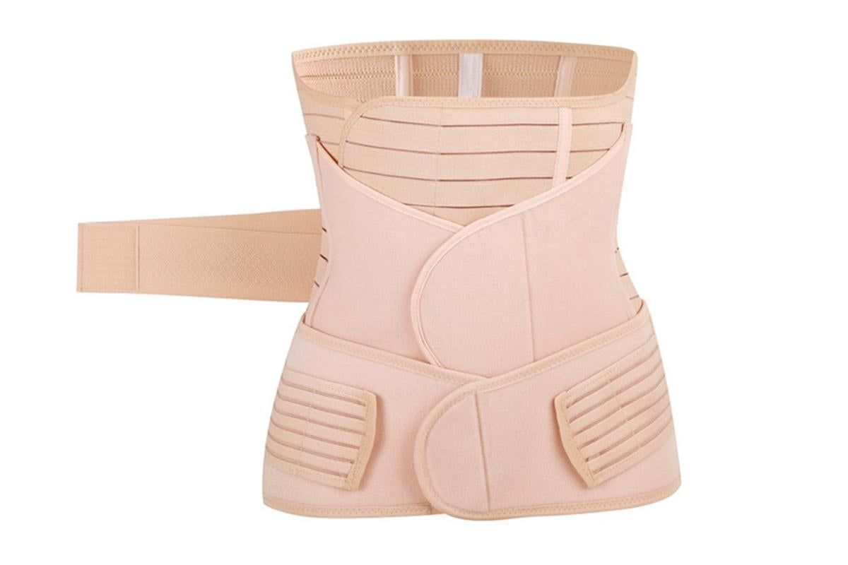 3 in 1 Postpartum Belly Band Waist Shapewear Recovery Girdle After Birth Support - Cuticolor & L