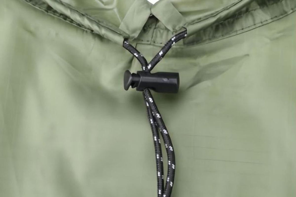 3 in 1 Portable Rain Poncho Waterproof Lightweight Emergency Raincoat with Pocket - Army Green