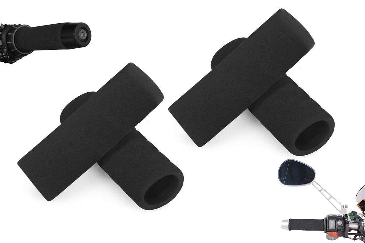 4 PCS Motorbike Comfort Grips Anti Slip Universal Sponge Handlebar Grip Covers for Motorcycle Scooter