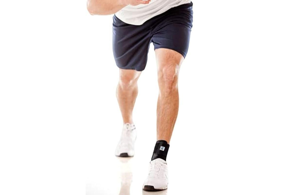 Adjustable Lace Up Ankle Brace Support for Sports Running Basketball - S