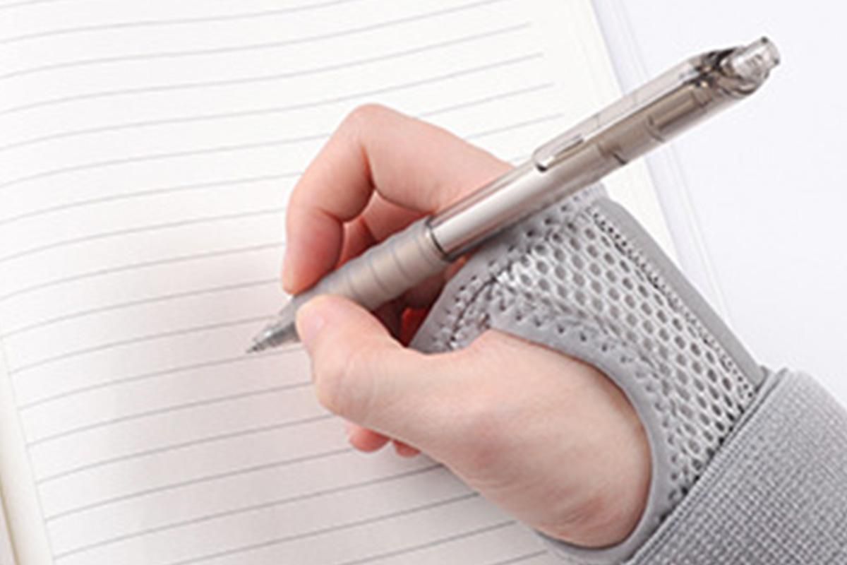Adjustable Wrist Brace with Removable Steel Splint for Carpal Tunnel Support - Grey & Left & L