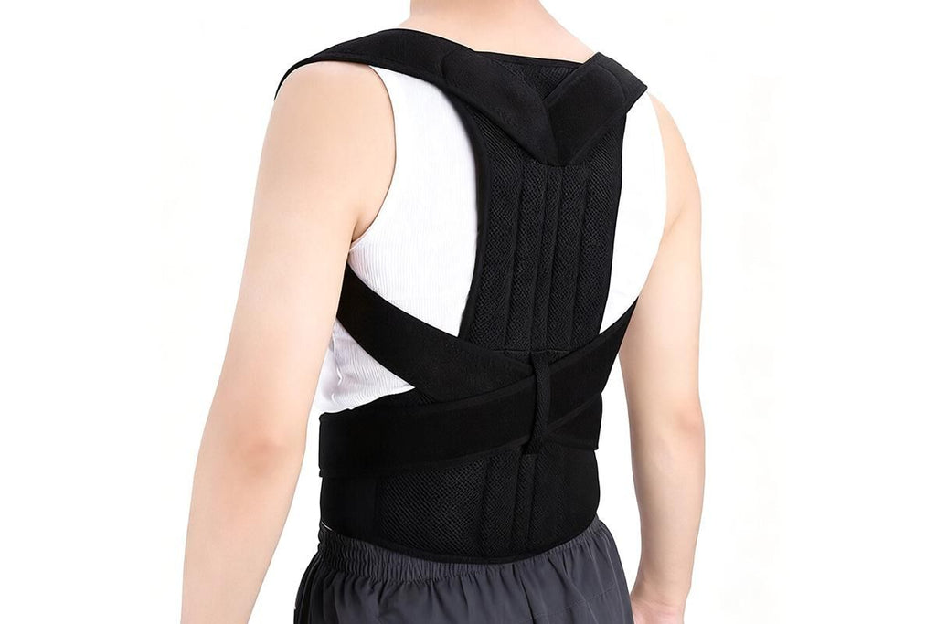Adjustable Posture Corrector Full Back Shoulder Support Brace for Adults - 3XL