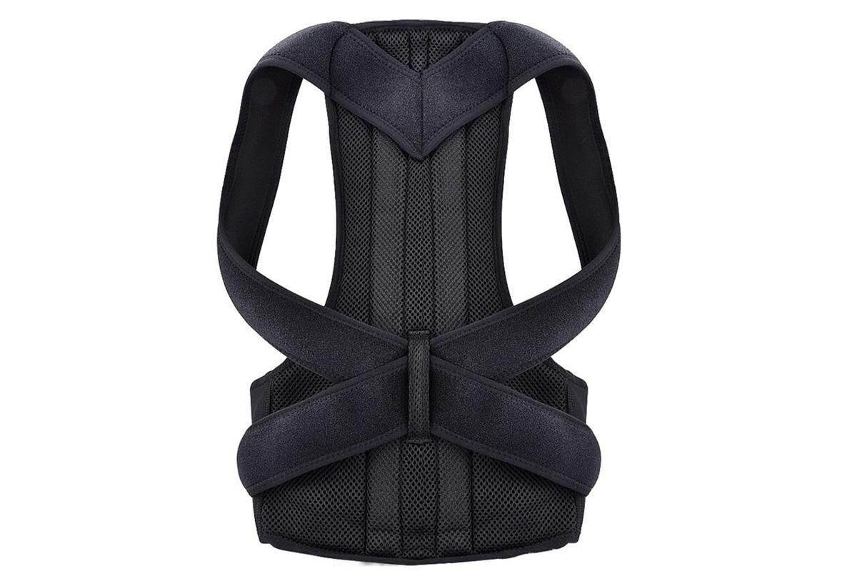 Adjustable Posture Corrector Full Back Shoulder Support Brace for Adults - S