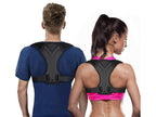 Adjustable Posture Corrector for Posture Correction Back Straightener -Black / L