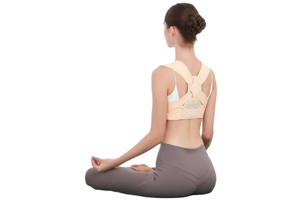 Adjustable Posture Corrector for Posture Correction Back Straightener -Nude / S
