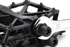 Aluminum Alloy Bike Pedals Wide Platform Lightweight Bicycle Pedals for MTB Road Bikes - Black