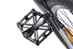 Aluminum Alloy Bike Pedals Wide Platform Lightweight Bicycle Pedals for MTB Road Bikes - Black