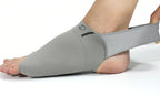 Arch Support Soft Pad Brace Sleeve Ankle Foot Wrap For Feet Flat - Grey