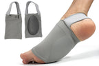 Arch Support Soft Pad Brace Sleeve Ankle Foot Wrap For Feet Flat - Khaki