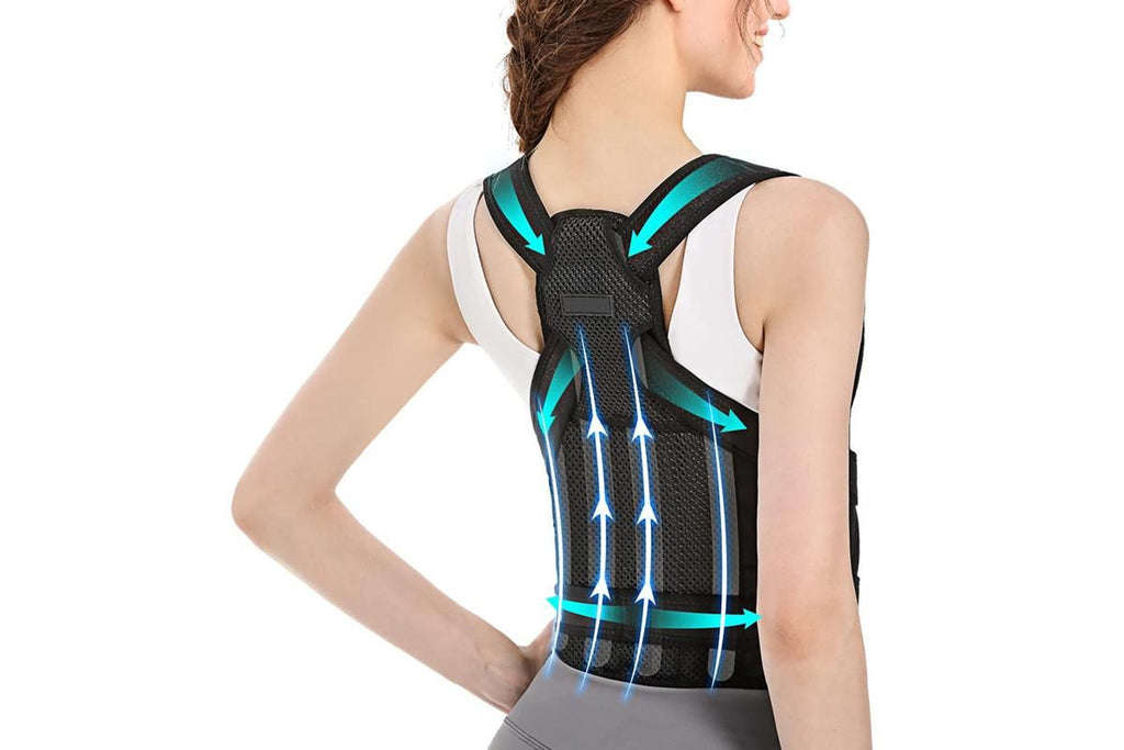 Back Brace Posture Corrector for Women and Men Back Straightener Scoliosis and Hunchback Correction -S