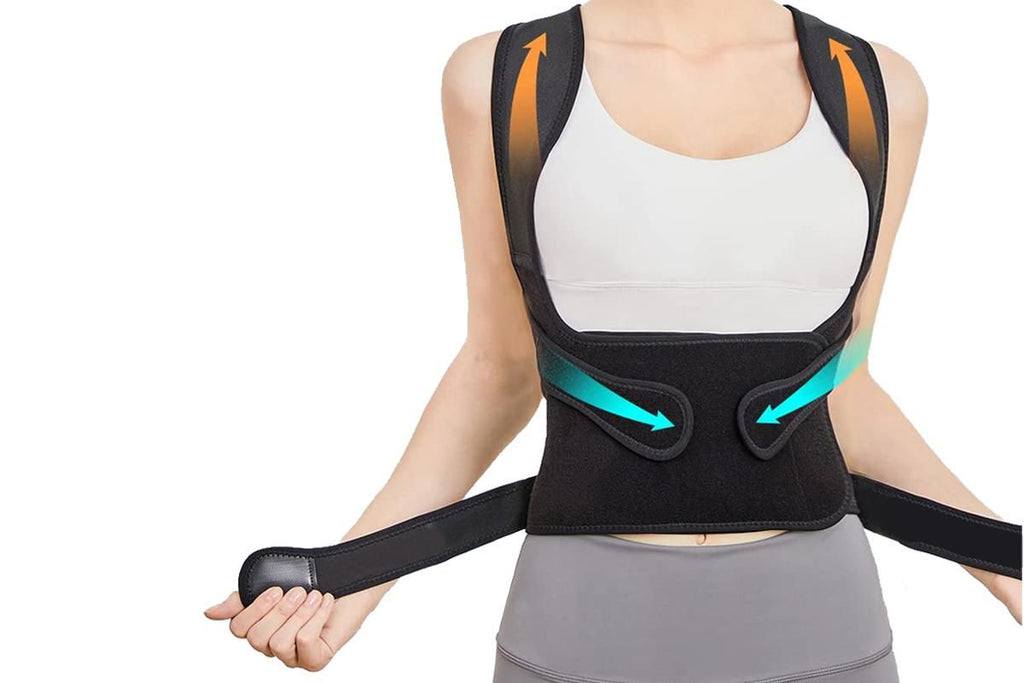 Back Brace Posture Corrector for Women and Men Back Straightener Scoliosis and Hunchback Correction -M
