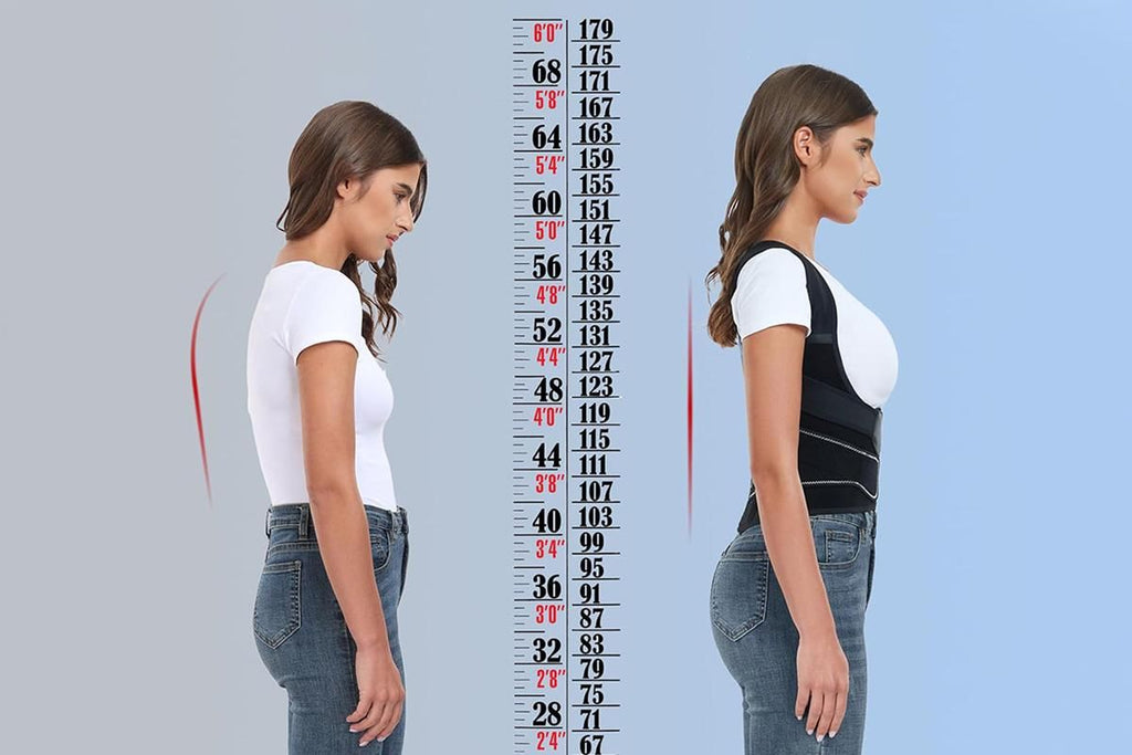 Back Straighter for Lower Back Pain Relief Back Brace Posture Corrector with Spine Vertical Alignment System -M