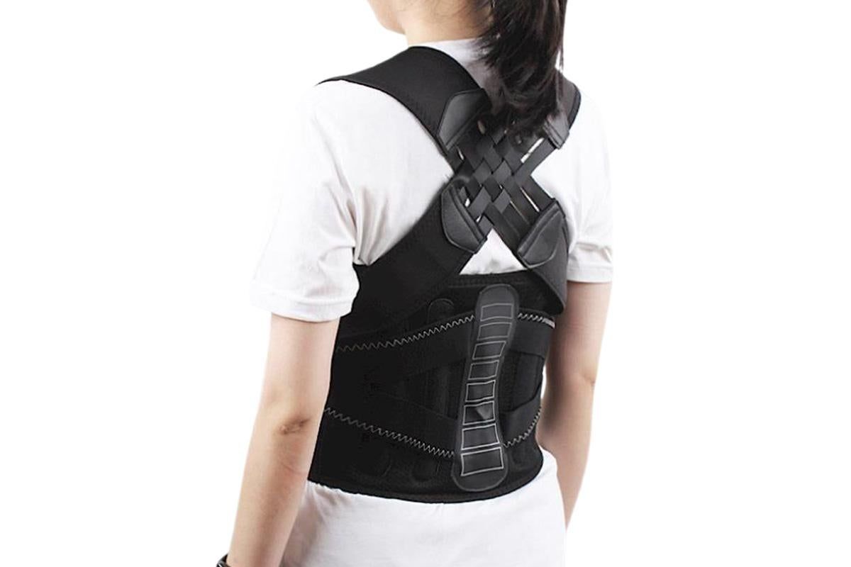 Back Straighter for Lower Back Pain Relief Back Brace Posture Corrector with Spine Vertical Alignment System -M