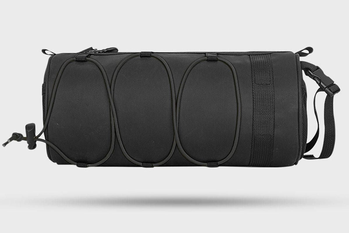 Bike Handlebar Bag Front Bike Bags Handlebar Storage Pouch Pack with Shoulder Strap - Yellow