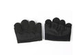 Breathable Workout Gloves Silicone Grip Half-Finger Gym Gloves for Weightlifting & Yoga - Black & L