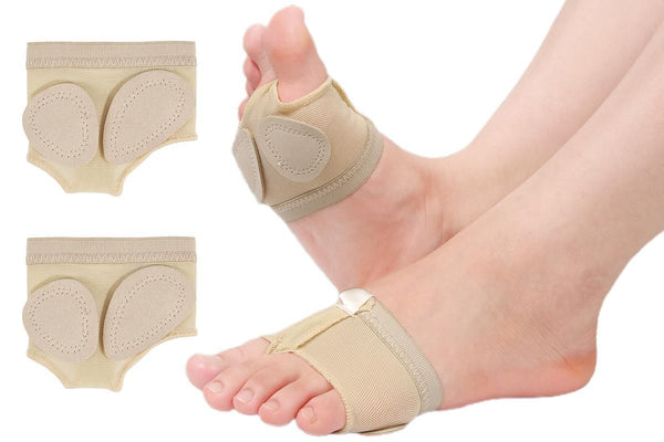 Foot Thongs Toe Undies Forefoot Shoes Ballet Dance Paws Pad Cover Half Lyrical - M
