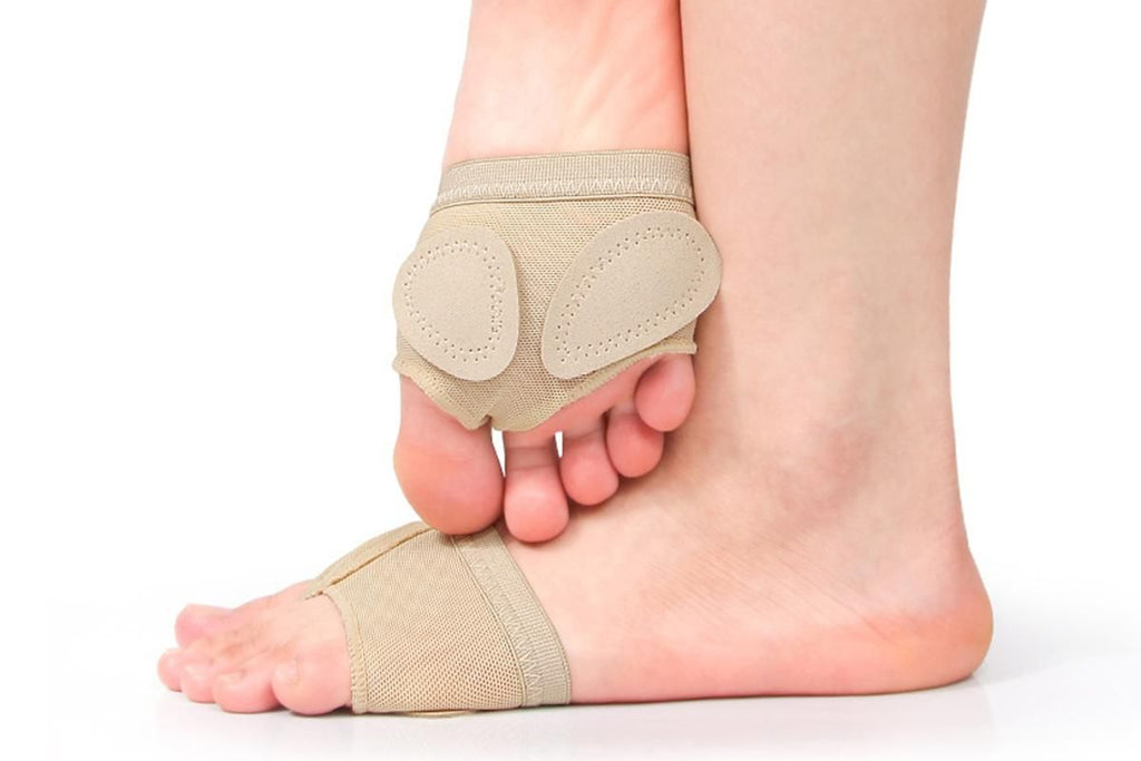 Foot Thongs Toe Undies Forefoot Shoes Ballet Dance Paws Pad Cover Half Lyrical - M