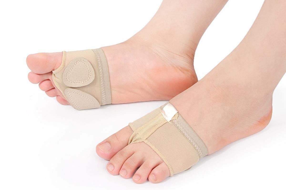Foot Thongs Toe Undies Forefoot Shoes Ballet Dance Paws Pad Cover Half Lyrical - XL