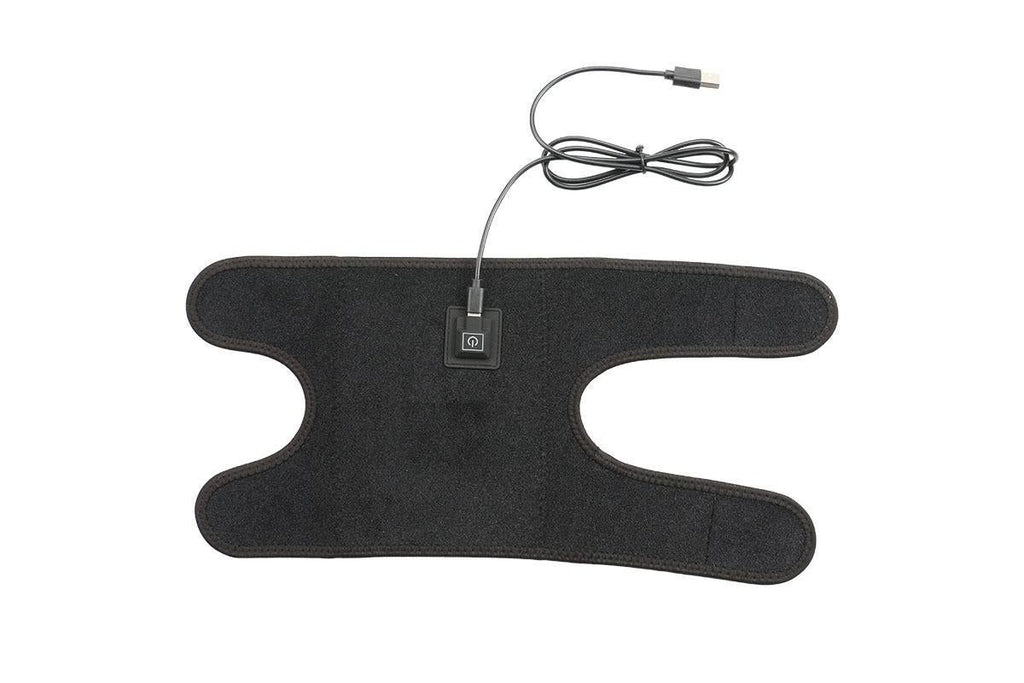 Heated Elbow Brace Adjustable Heating Elbow Wrap Pad With 3 Level Temperature Setting Hot Therapy for Tendonitis - Black