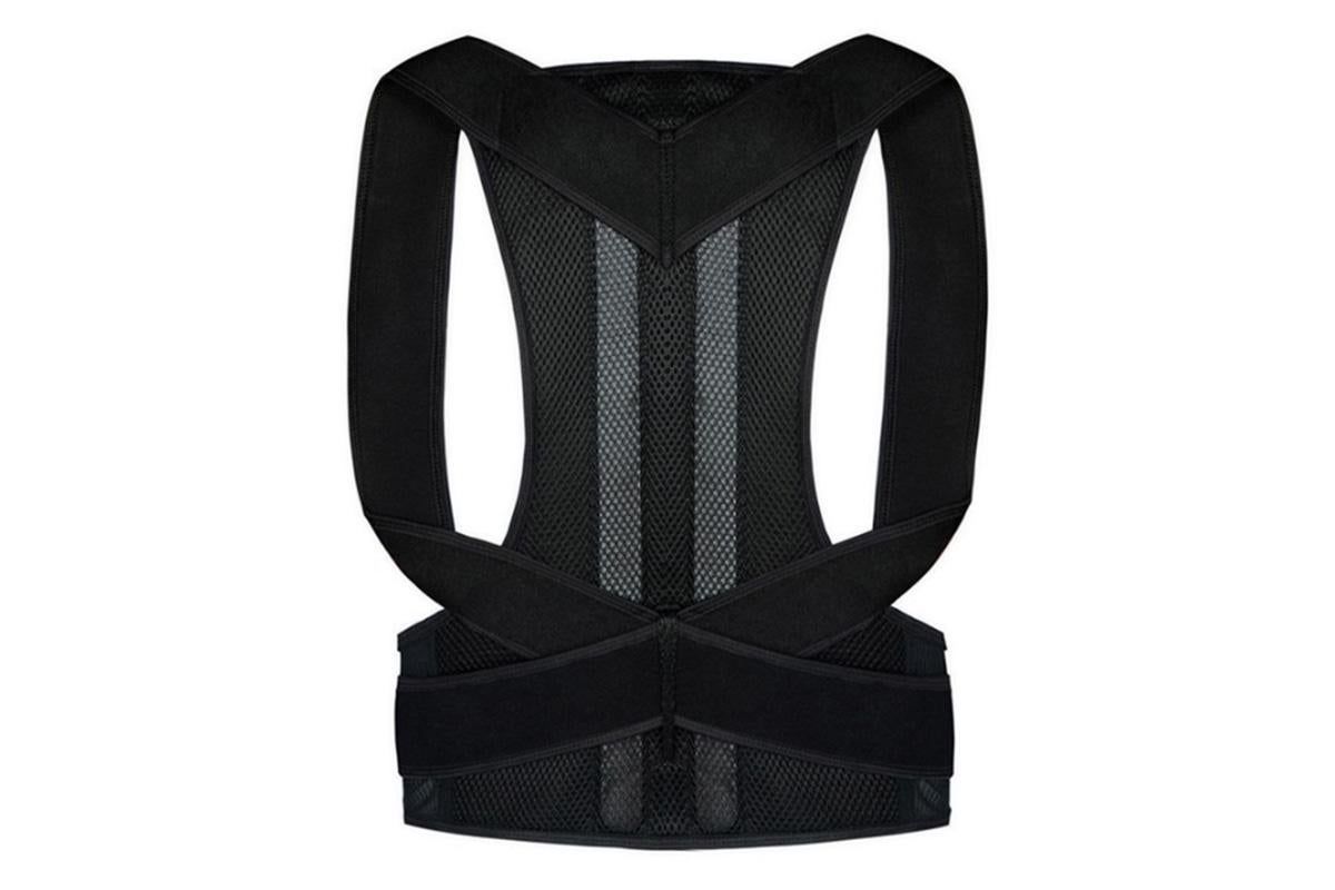 Hook and Loop Shoulder Support Brace Belt Back Posture Correctors -XL