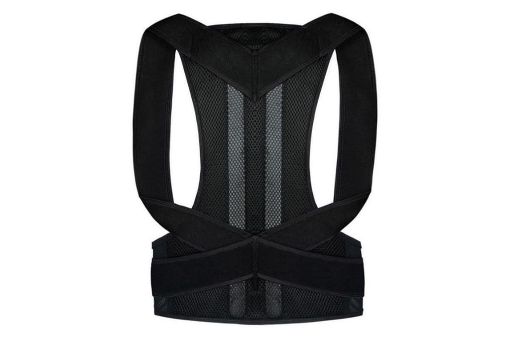 Hook and Loop Shoulder Support Brace Belt Back Posture Correctors -M