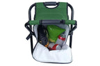 Portable Cooler Stool Multi-Function Folding Fishing Chair - Green