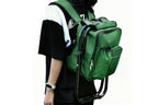 Portable Cooler Stool Multi-Function Folding Fishing Chair - Green